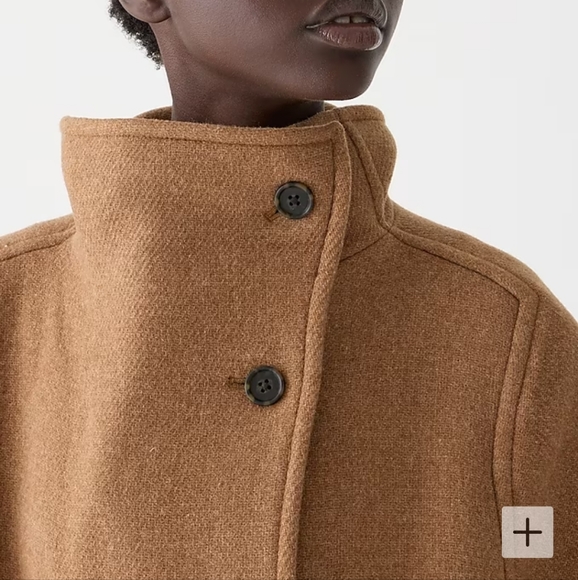 NWOT J Crew Villa Coat Camel 6P Jackets & Coats